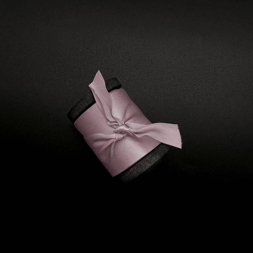 Lotus Root Purple Pure Silk Ribbon - VAZASILK