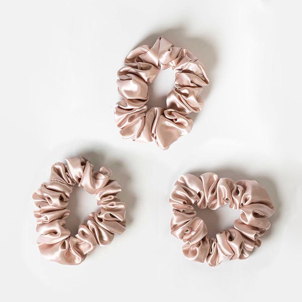 Mulberry Silk Hair Scrunchies Medium 3pcs - VAZASILK