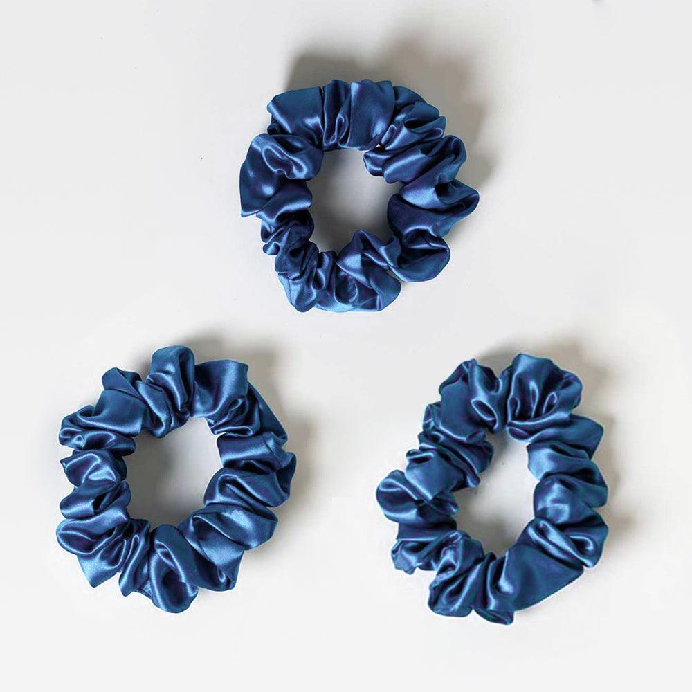 Mulberry Silk Hair Scrunchies Medium 3pcs - VAZASILK