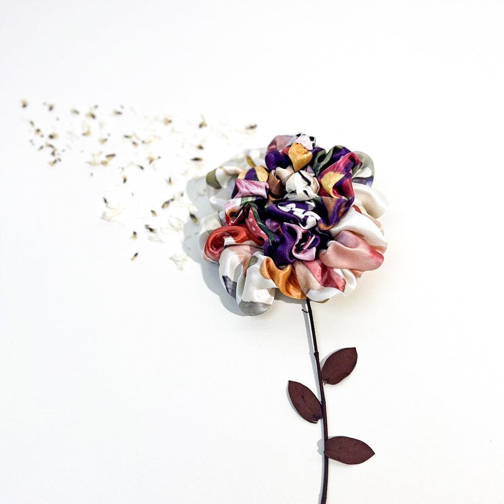 Mulberry Silk Hair Scrunchies Medium 3pcs - VAZASILK