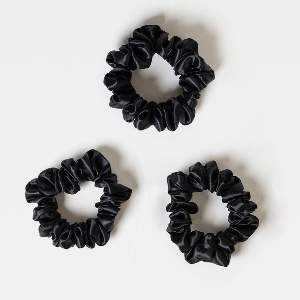 Mulberry Silk Hair Scrunchies Medium 3pcs - VAZASILK