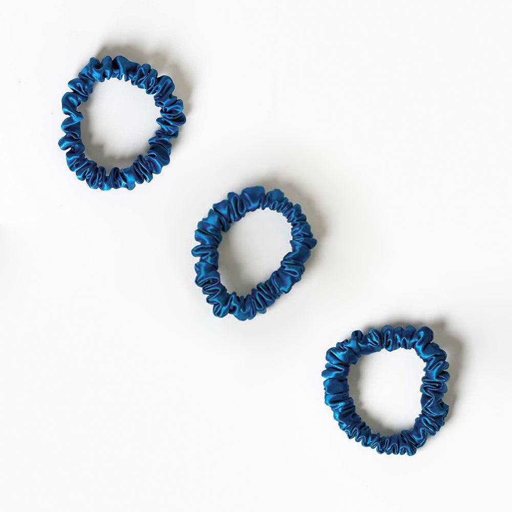 Mulberry Silk Hair Scrunchies Small 3pcs - VAZASILK