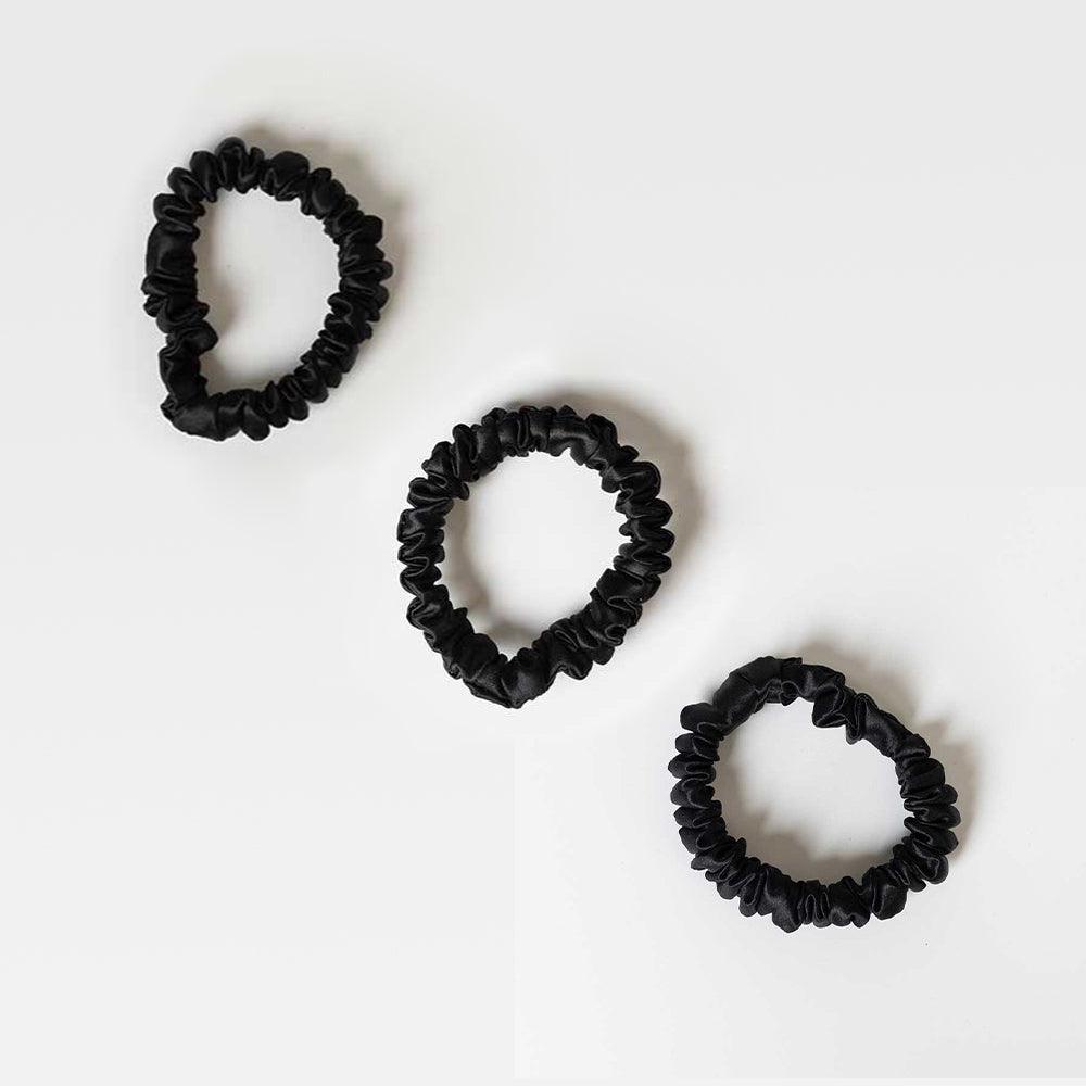 Mulberry Silk Hair Scrunchies Small 3pcs - VAZASILK