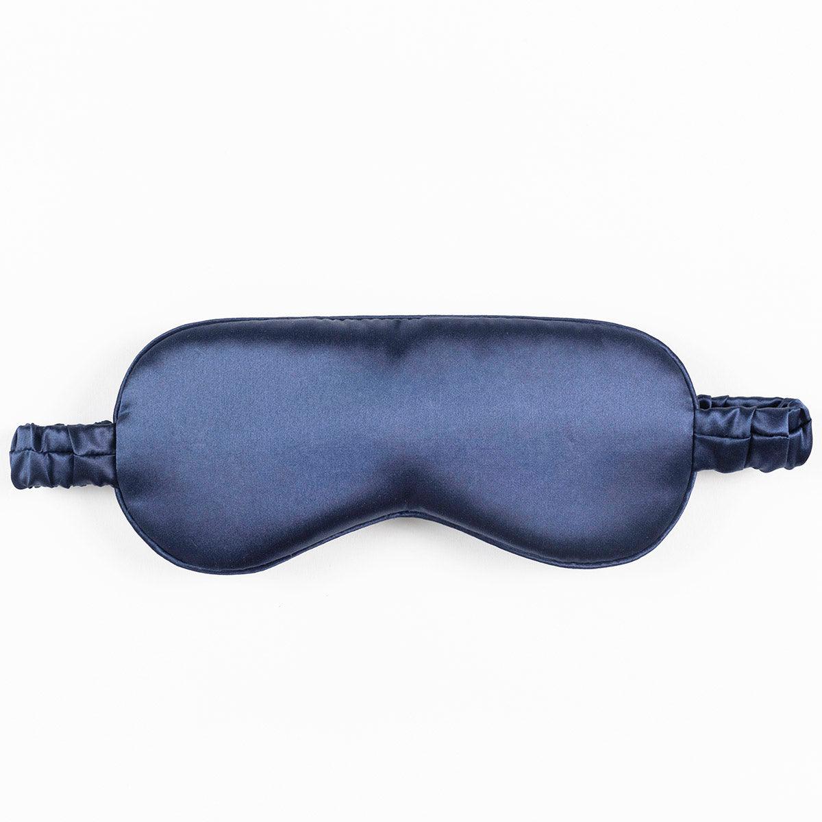 Navy Blue Pure Mulberry Silk Sleep Eye Mask - VAZASILK