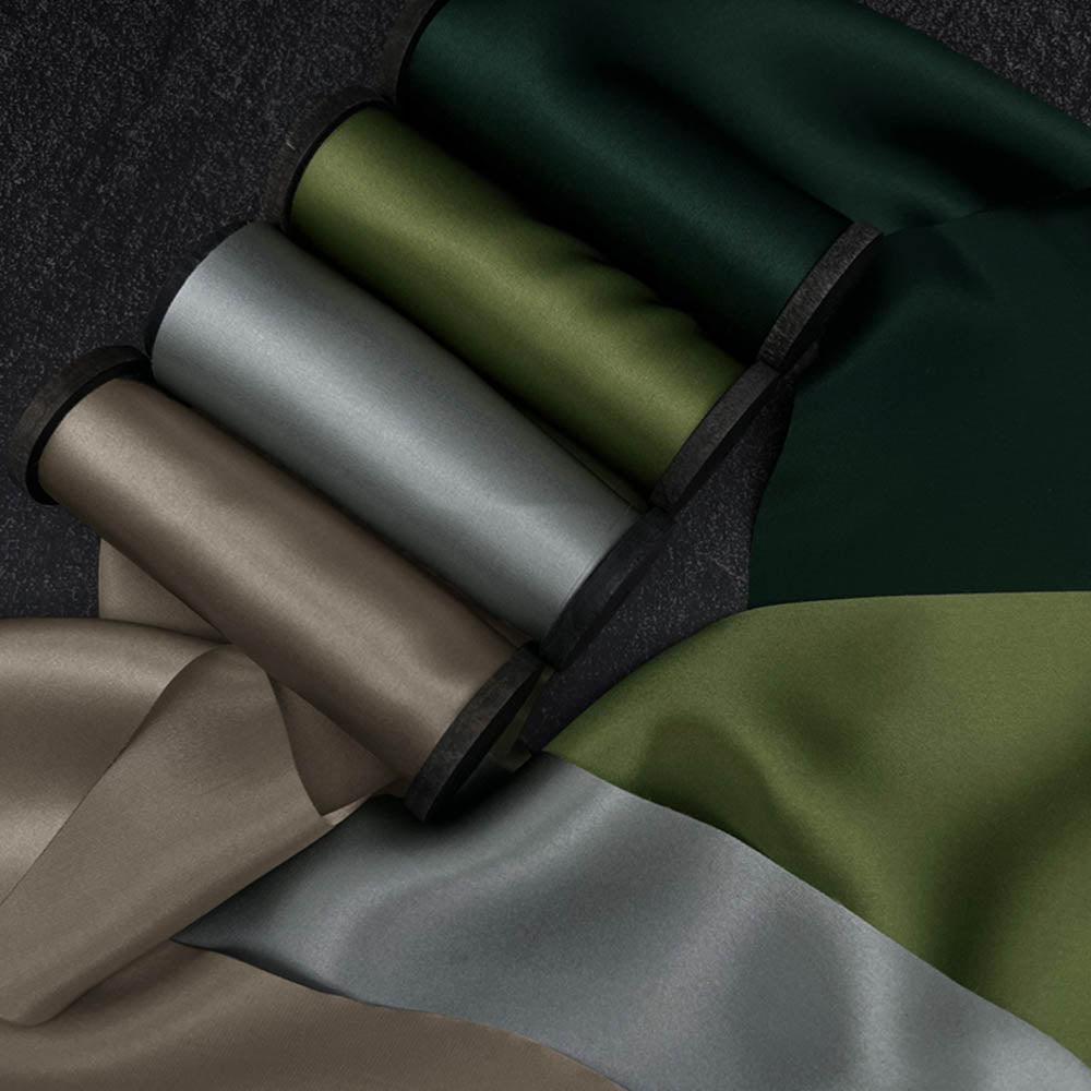 Olive Green Pure Silk Ribbon - VAZASILK