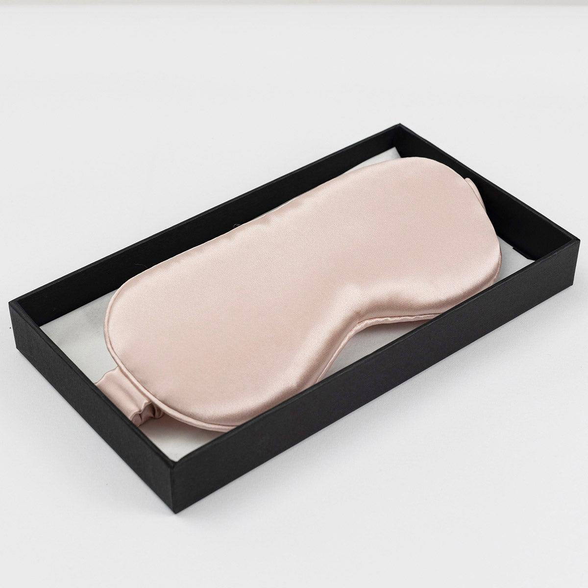 Pink Pure Mulberry Silk Sleep Eye Mask - VAZASILK