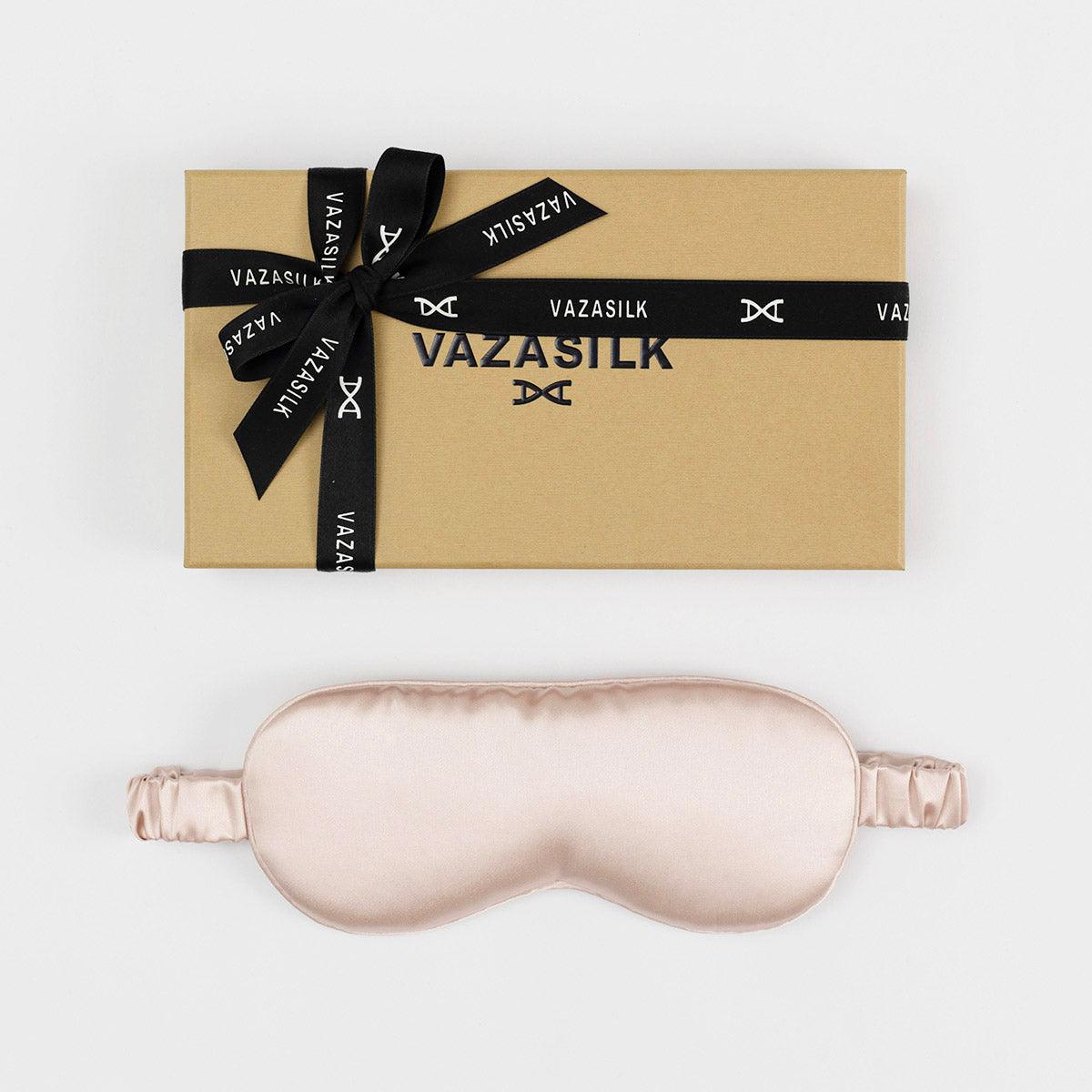 Pink Pure Mulberry Silk Sleep Eye Mask - VAZASILK