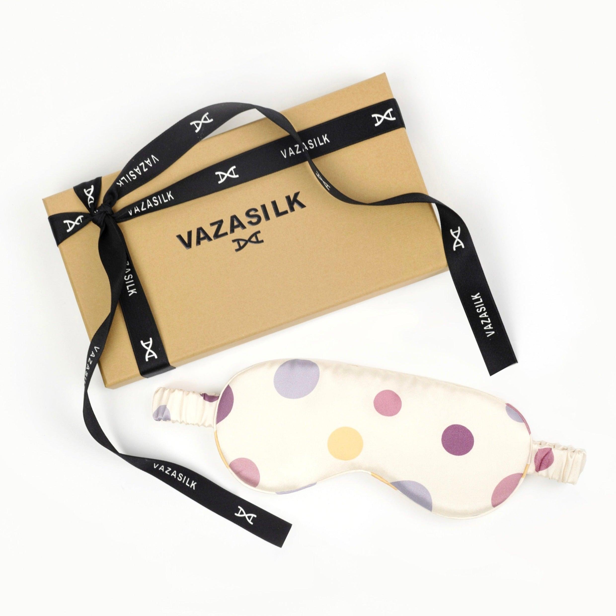 قناع العين 22 Momme Silk Sleep - منقوش