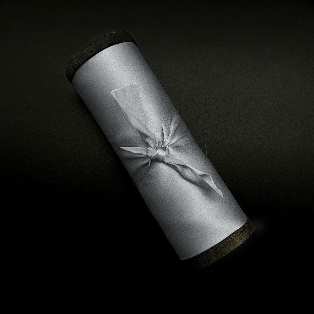 Serenity Grey Pure Silk Ribbon - VAZASILK