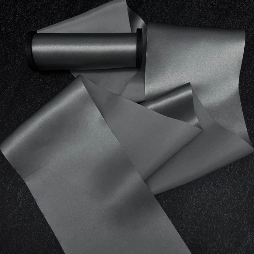Serenity Grey Pure Silk Ribbon - VAZASILK