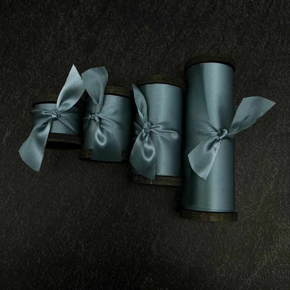 Turquoise Pure Silk Ribbon - VAZASILK