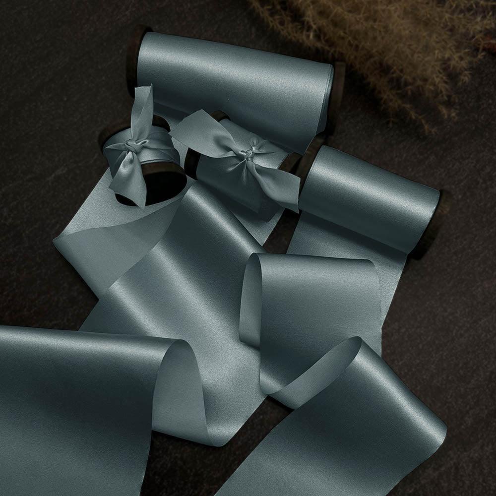 Turquoise Pure Silk Ribbon - VAZASILK