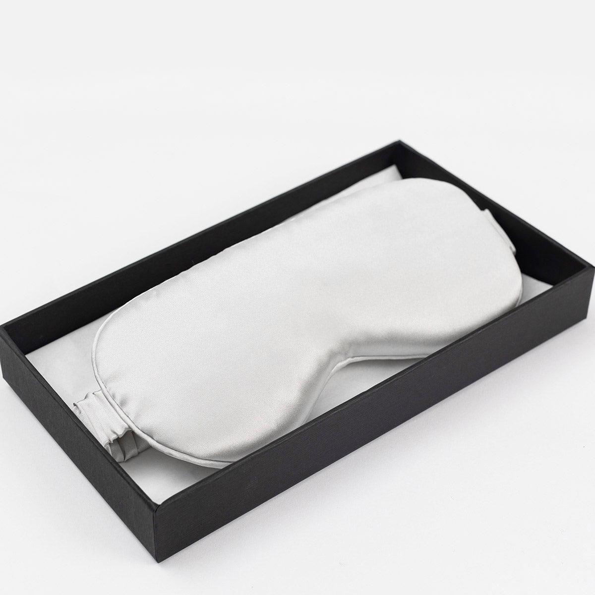 White Pure Mulberry Silk Sleep Eye Mask - VAZASILK