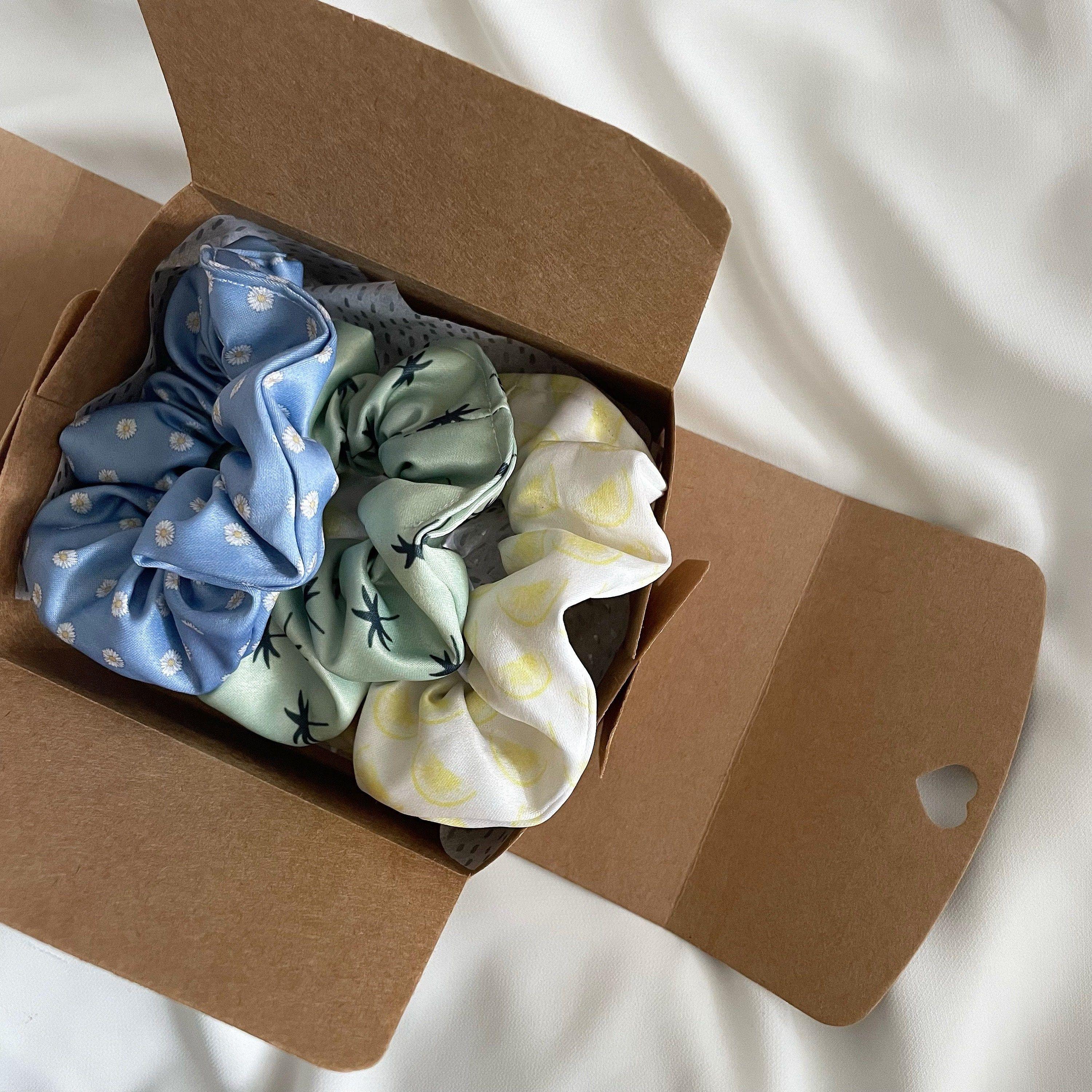 3 Premium Brands for Pure Mulberry Silk Scrunchie Set - VAZASILK