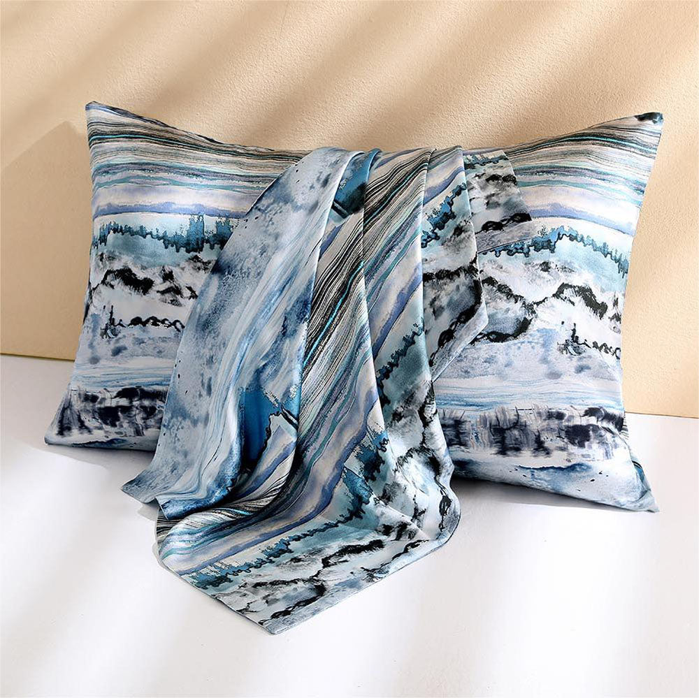 22 Momme Silk Pillowcase - Ink Dyeing