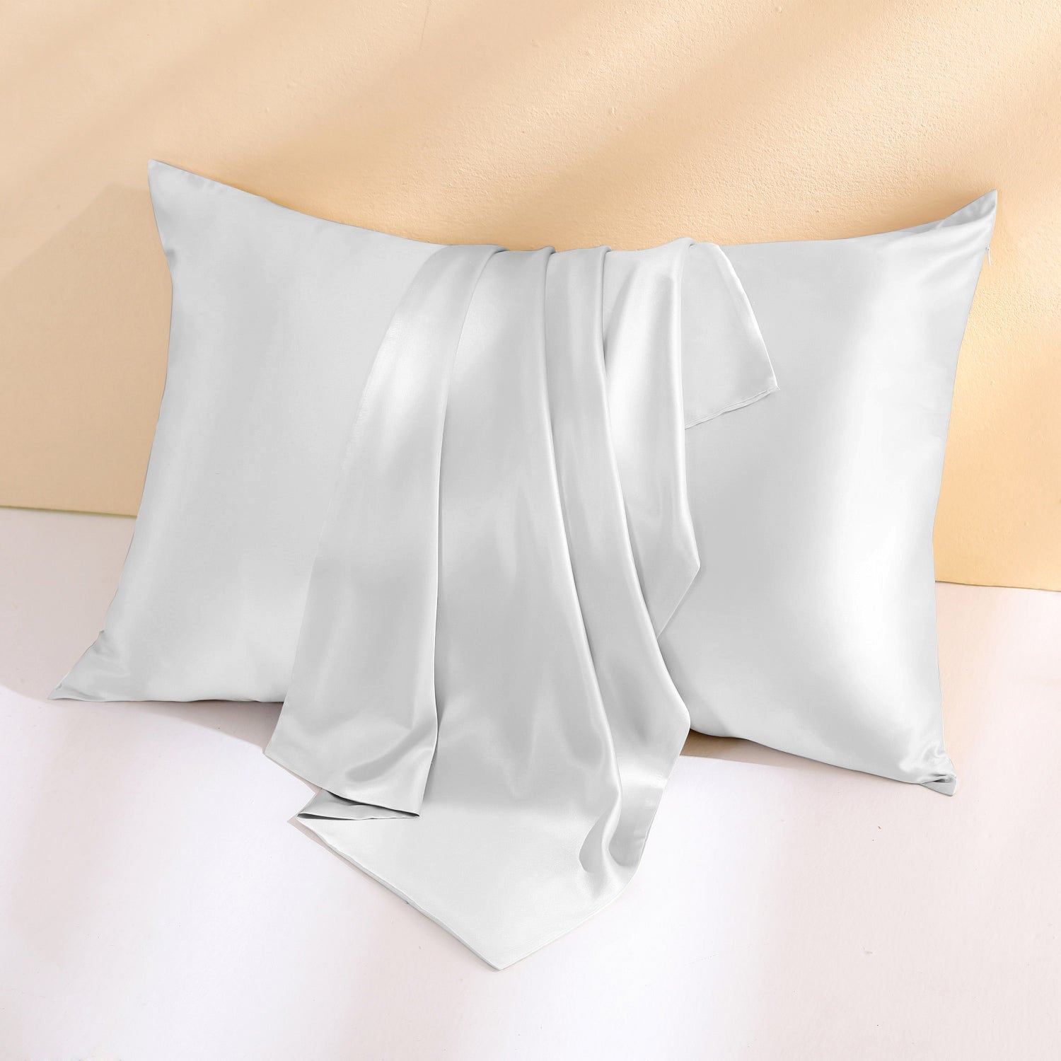 22 Momme  Silk Pillowcase - Silver Gray