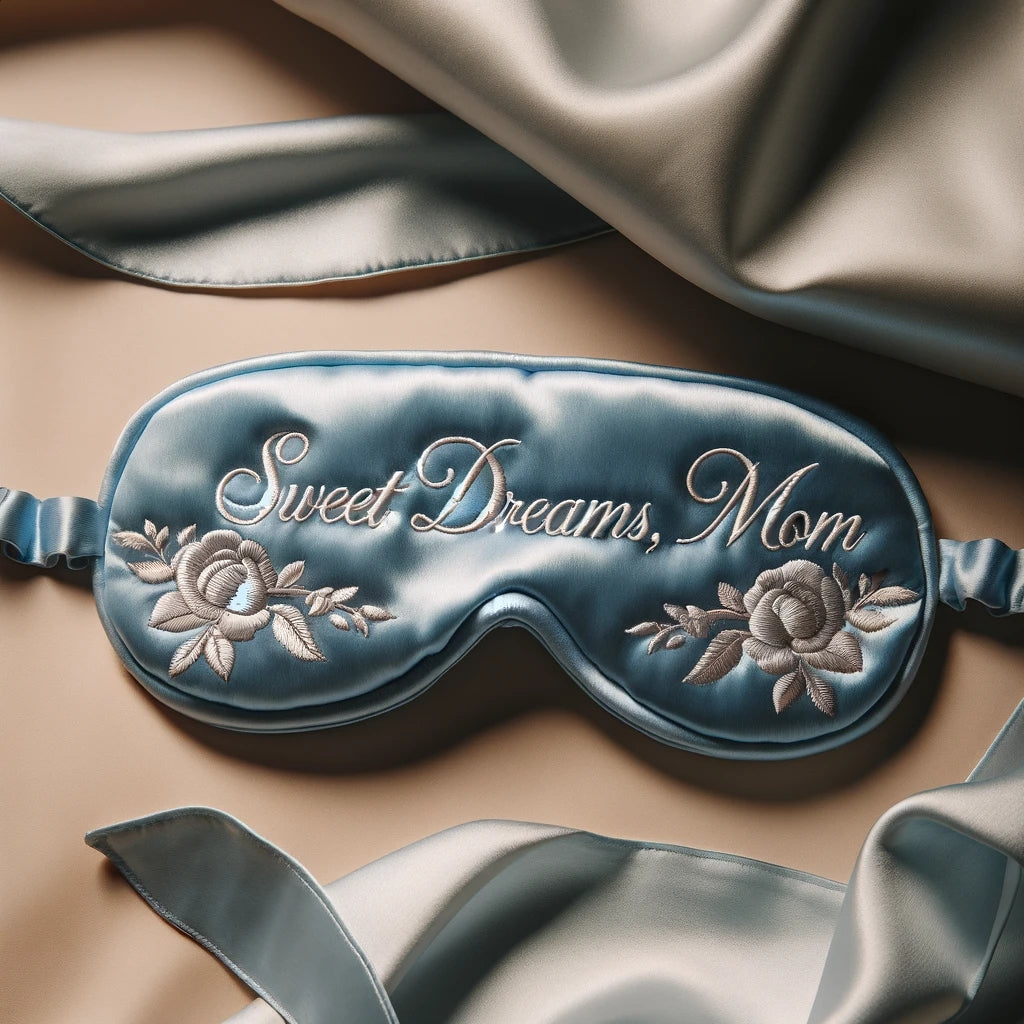 Customized Text 22 Momme Silk Sleep Eye Mask