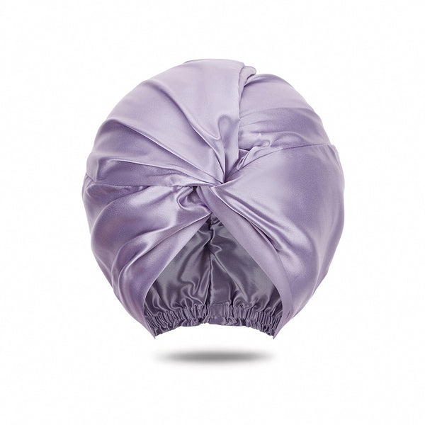 Double Layer Bonnet for Sleeping - Light Purple