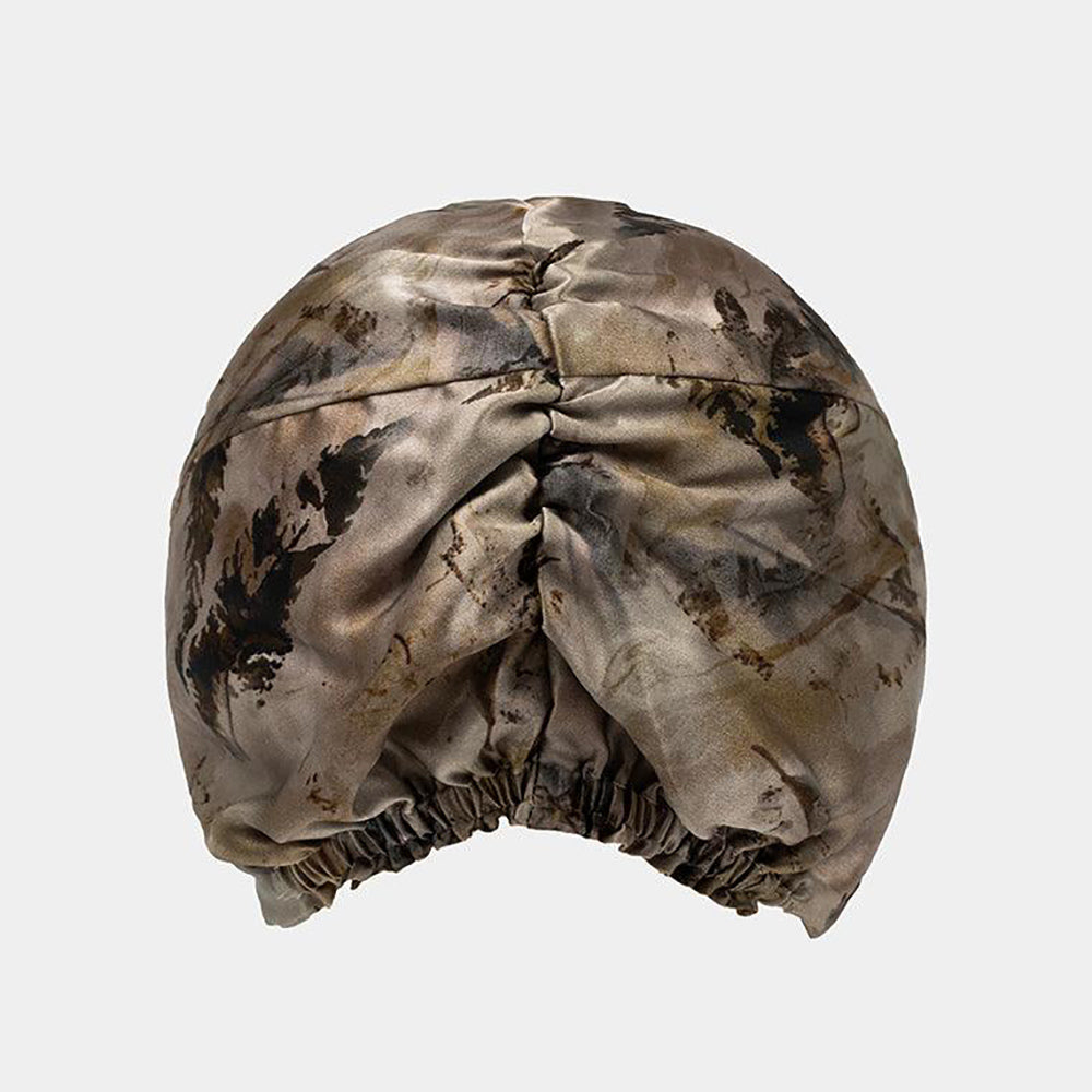 vazasilk double layer silk bonnet Earthen Mocha