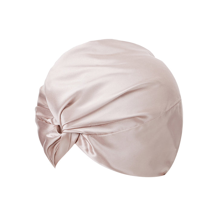 vazasilk double layer silk bonnet pink
