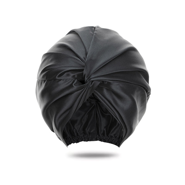Double Layer Bonnet for Sleeping - Black