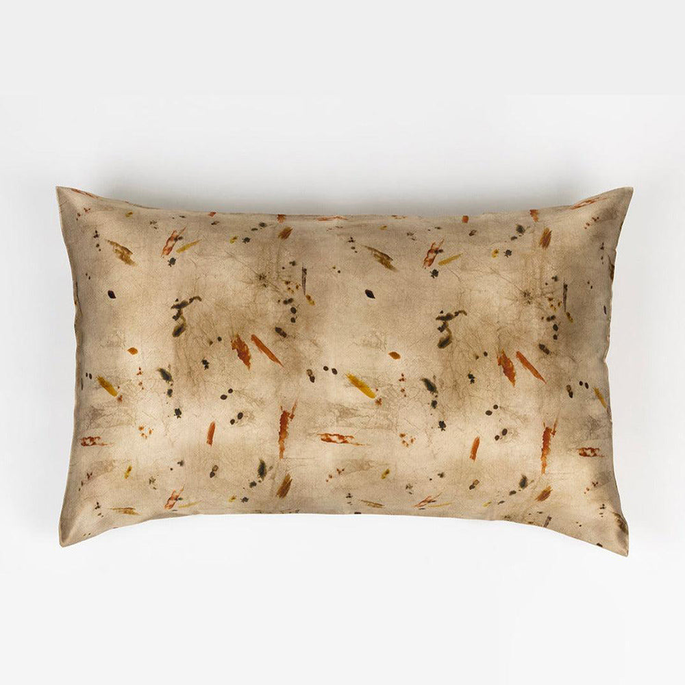 22 Momme Silk Pillowcase - Botanical Taupe