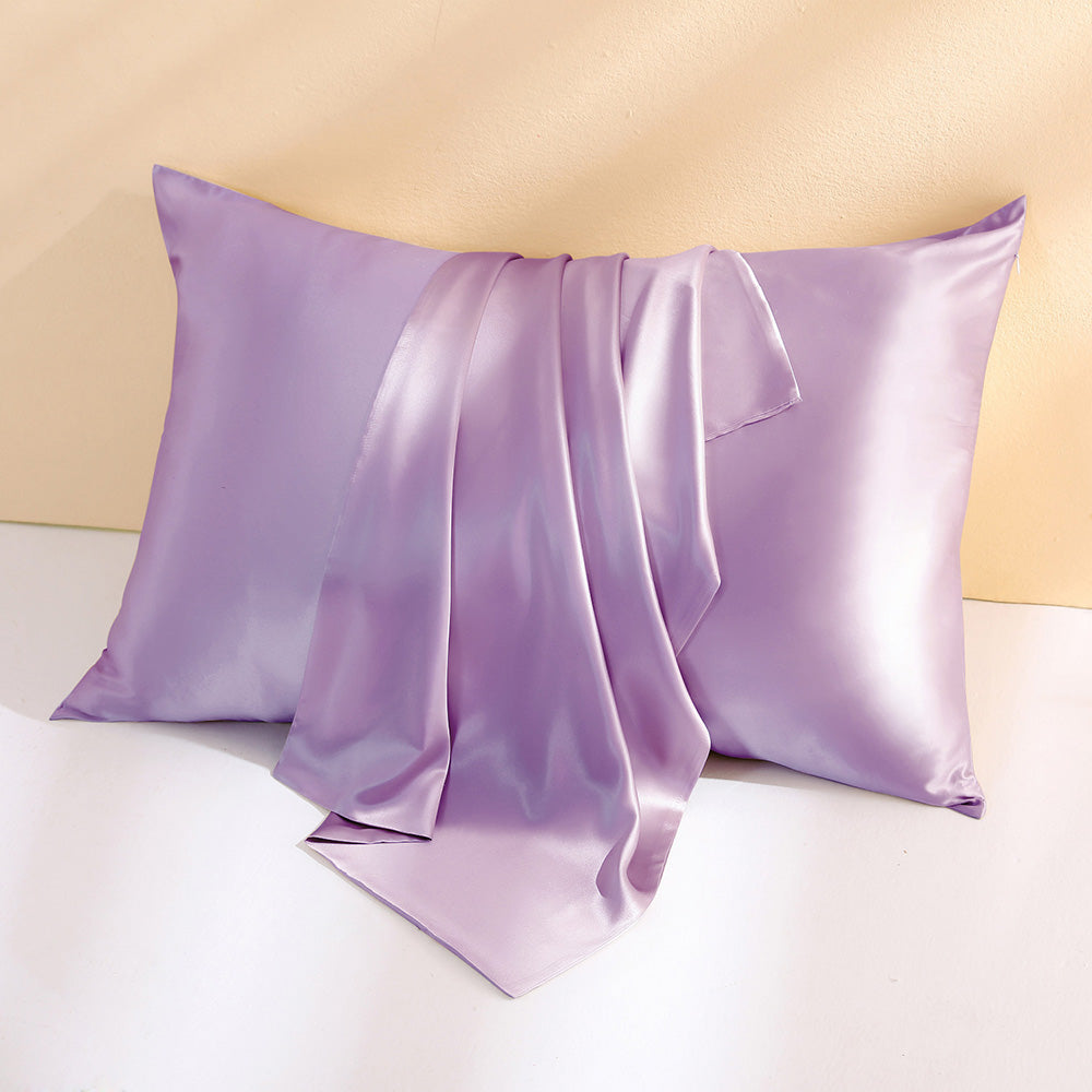 22 Momme Seiden-Kissenbezug - Lavendel
