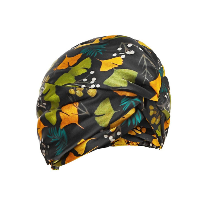 vazasilk double layer silk bonnet Ginkgo Biloba Leaf
