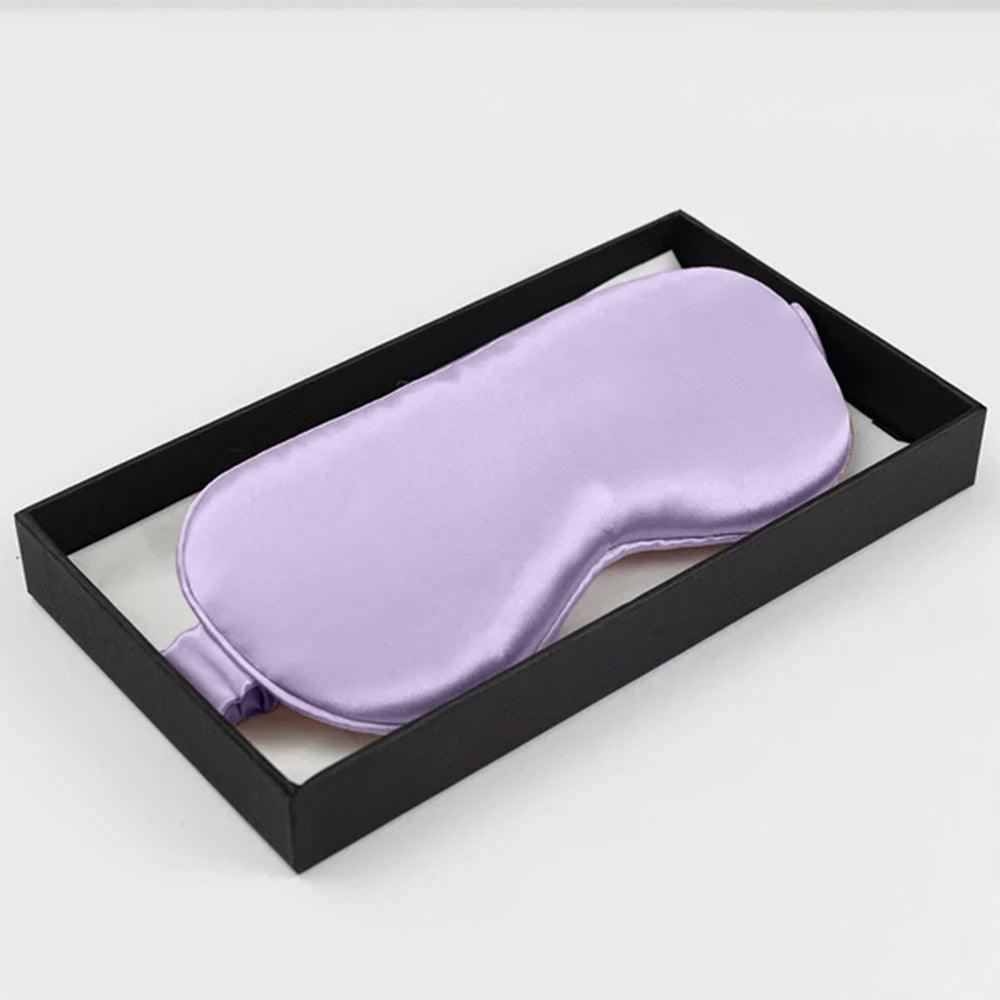 Light Purple Pure Mulberry Silk Sleep Eye Mask - VAZASILK